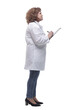 © ASDF - in full growth. therapist is making notes in the clipboard.