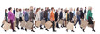 © ASDF - a group of people are running paper shopping bags