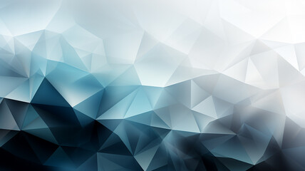 Poster - polygonal blue light background abstract triangles innovation page.