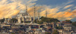 Famous Rustem Pasha Mosque, New Mosque and Suleymaniye Mosque, Bosphorus, 