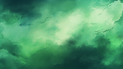 Wall Mural - Abstract background with grungy graphics resembling watercolor. green