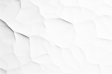 Poster - texture of white paper is crumpled. Background for various purposes backdrop for display