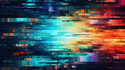 Wall Mural - noise vhs glitch error illustration background digital, abstract pixel, design texture noise vhs glitch error