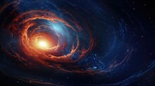Curve Cosmic Whirlpool Abstract Illustration Energy Rotation, Light Background, Flare Streak Curve Cosmic Whirlpool Abstract