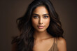 © Tetiana - Generative Ai portrait illustration of glamorous charming young girl indian ethnicity