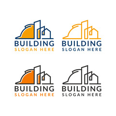 Wall Mural - contraction building logo concept logo design vector