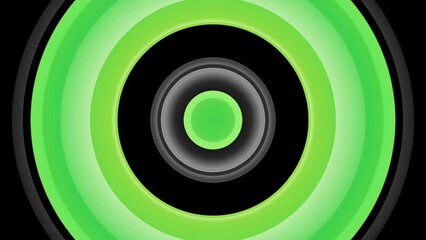 Wall Mural - colorful neon pulsing abstract glowing circle. sound waveform loop able background