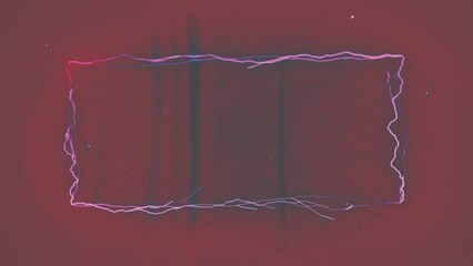 Wall Mural - vintage graphic electric rays background/ 4k animation of an abstract grunge background with electri