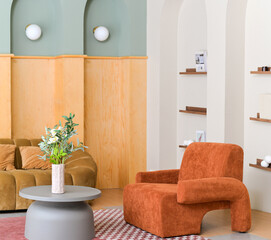 Poster - Achieve modern elegance with contemporary furniture and interior design. Transform your living space.