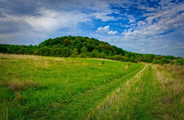 A beautiful day in the park in Burgbernheim, Germany