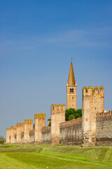 Poster - Ancient walls of Montagnana, Padova province, Veneto, Italy