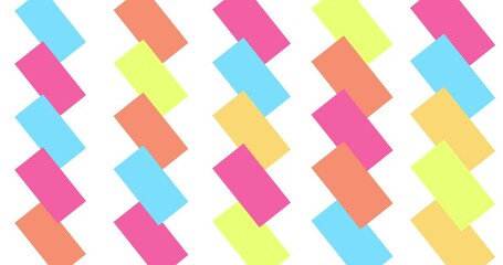 Wall Mural - simple moving squares transition animation. modern geometric shapes transition, intro or ending on w