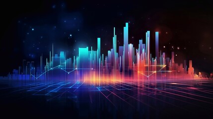 Data science and visual management design concept. Neural network, artificial intelligence, ML, analytics. IoT, internet of things. technology in business in the digital age, enhancing global business