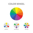 © LeonART - Color wheel. primary, secondary, tertiary colors. Color theory. Understanding colors.