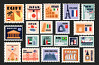 © Pitchlook - Landmark Stamps Illustration Set