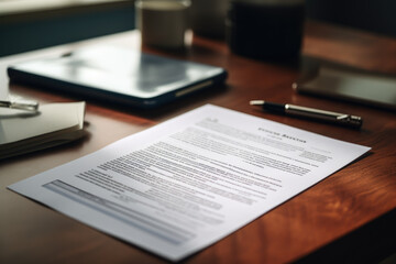 Canvas Print - A close-up shot showcases a person's hand holding a medical report, illustrating the process of seeking diagnosis and understanding the nature of pain and illness. Generative Ai.