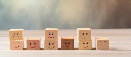 Assessing mental health using facial expressions on World Mental Health Day based on customer feedback and satisfaction ratings using smiley face cubes