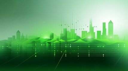 Poster - Green Business Presentation Background