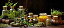 Herbal Practices Including Aromatherapy Gathering And Drying Organic Medicine Incense Mental Health And Aesthetics