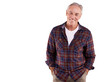 © Bharat/peopleimages.com - Portrait, happy and senior man with confidence isolated on a transparent png background. Smile, elderly and person with hands in pocket in casual clothes for fashion, style and retirement in Canada