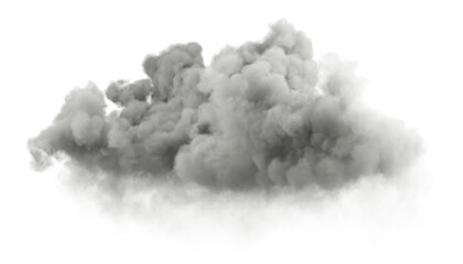 Aufkleber - Overcast rainstorm clouds atmosphere cutout transparent backgrounds 3d rendering png