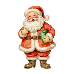 Poster - clipart of a Santa clause