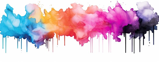 Wall Mural - colorful rainbow color painting