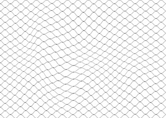fishnet seamless pattern, fish net background or soccer goal mesh, vector rope line texture. fishing