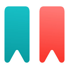 Wall Mural - game ui button. mobile application or game interface element. cartoon colorful design. sticker or la