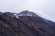 Sommet de l'Etna recouvert de neige