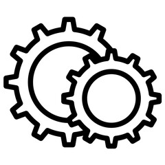 Poster - Gear Icon