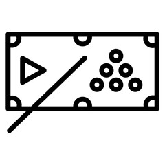 Sticker - Billiards Icon