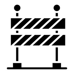 Sticker - Construction Barrier Icon