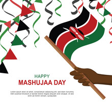 Kenya Mashujaa Day Background.