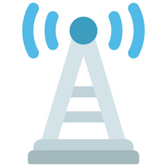 Wall Mural - Radio Tower Signal Icon