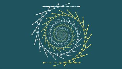 Wall Mural - Abstract creative spiral simple background. This minimalist design is perfect background for any project. This creative line art can be used as a banner or logo.