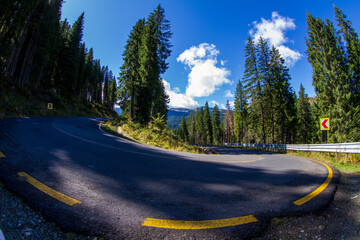 Canvas Print - Transalpina (DN 67C) in Romania