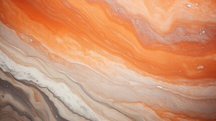  31. Extreme close-up of abstract blurred volcanic ash, ashen gray and fiery orange hues, in the style of gradient blurred wallpapers, depth of field, serene visuals, minimalistic simplicity, close-up,