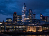 Fototapeta Miasto - view of the city of london, Buildings, modern architecture. UK