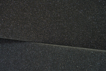 Black foam styrofoam line detail on background