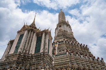 Sticker - Buddist temple Wat Arun in Bangkok, Thailand