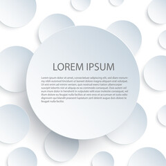 White abstract vector background with removable copy