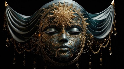 Wall Mural - moonbeam veil call upon the moons radiant energy to create a shimmering, protective veil that shield