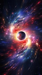Wall Mural - the cosmic dance of interstellar molecules unfolds in this captivating image, showcasing celestial b