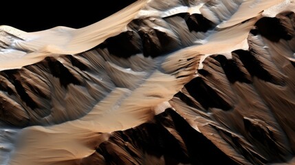 Wall Mural - this captivating space image showcases the breathtaking valles marineris canyon system on mars, disp