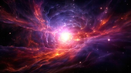 Wall Mural - captured in a breathtaking snapshot, a supernova remnant presents an aweinspiring spectacle, as cosm