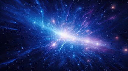 Wall Mural - the otherworldly beauty of this photograph lies in its depiction of cosmic radiation emanating from 