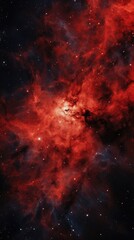 Wall Mural - a celestial spectacle unfolds as a red giant undergoes a spectacular expansion, its outer layers cre