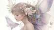 © happy Wu  - 妖精のイラスト、水彩画｜Fairy illustration, watercolor. Generative AI