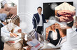 © New Africa - Partner, collaboration. Collage with photos of businesspeople and icons